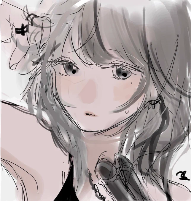 #皆さんラフと塗った後を見せてください
