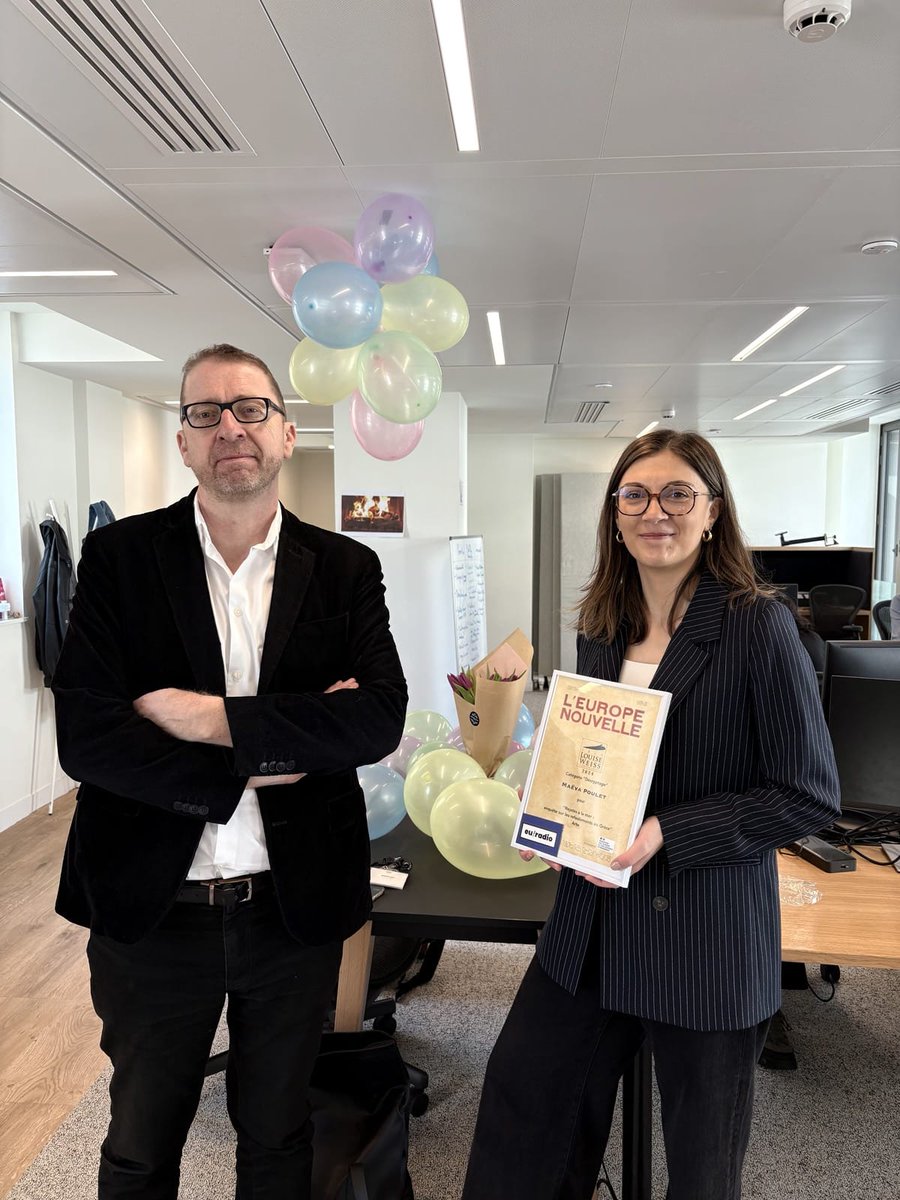 maevaplt's tweet photo. Très fière d'avoir reçu mardi dernier au Quai d'Orsay le Prix du journalisme européen Louise Weiss pour "Rejetés à la mer : enquête sur les refoulements en Grèce" #Sources @ARTEpro @ARTEfr Merci aux membres du jury ! @AgenceCAPA @PakSylvain @Ajousset @Veroauger_eu https://t.co/JV2vyrZsGu