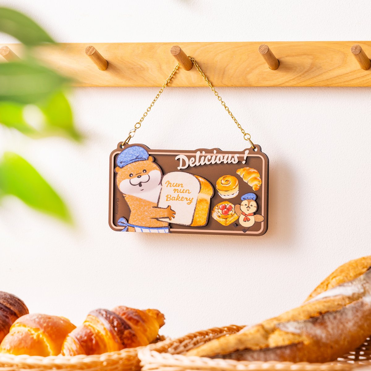🍞3月20日発売🍞／ 『ぬんぬんベーカリー MDF立体ドアプレート』 📝お