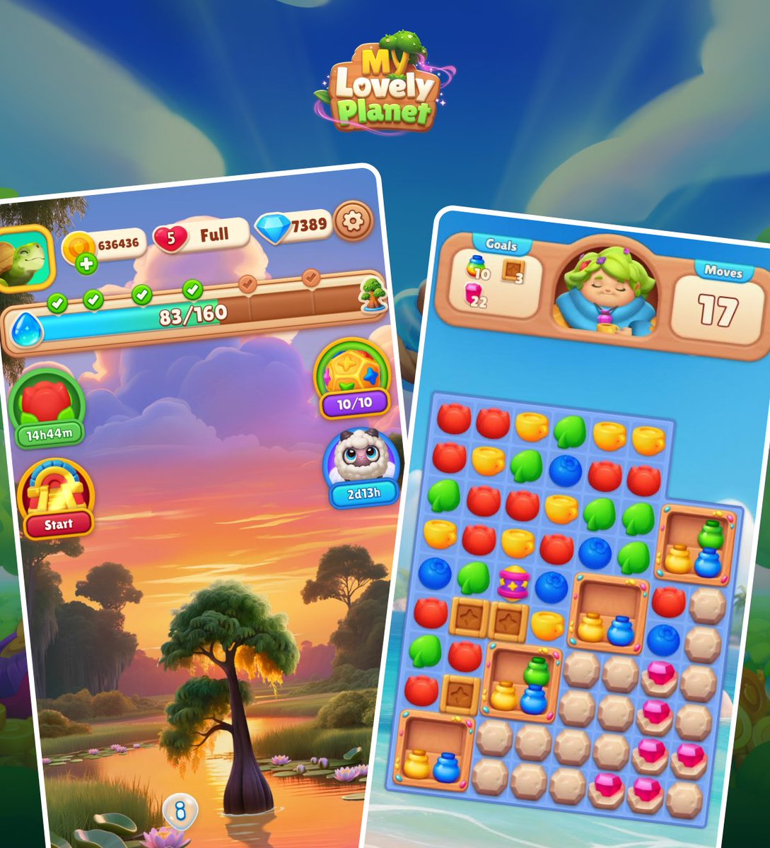 GM!
New week, new opportunities to:

Crush more levels 🎮
Reach the Golden League 🏆
Upgrade your diamonds 💎
Plant more trees 🌳

Have a great day, everyone💚