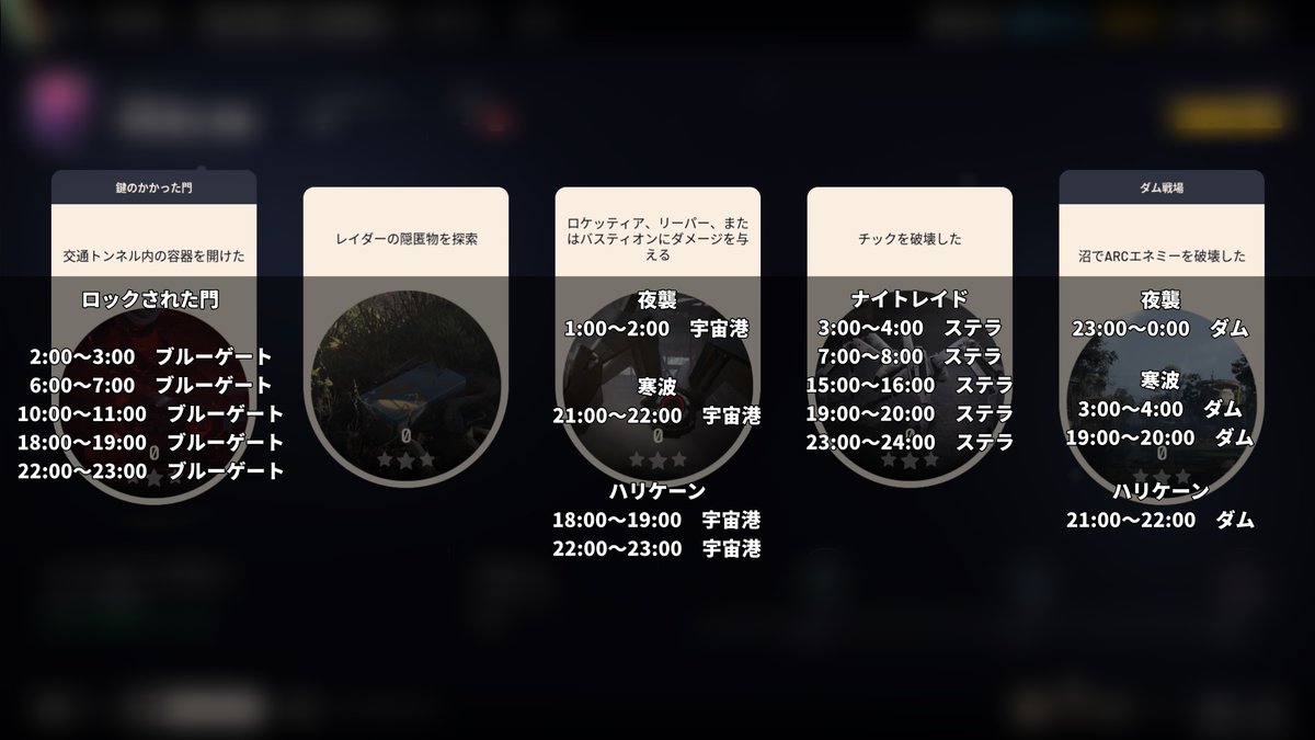 🔥3月9日～トライアル🔥

#ArcRaiders 
🔽おすすめタイムスケジュール🔽