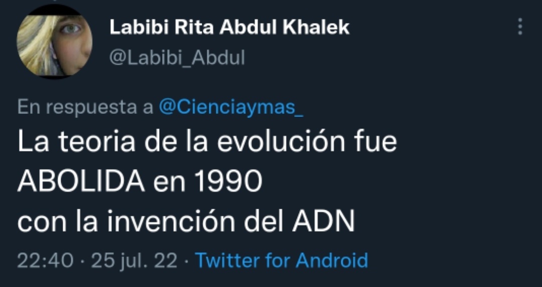 Negacionistas Out of Context tweet media