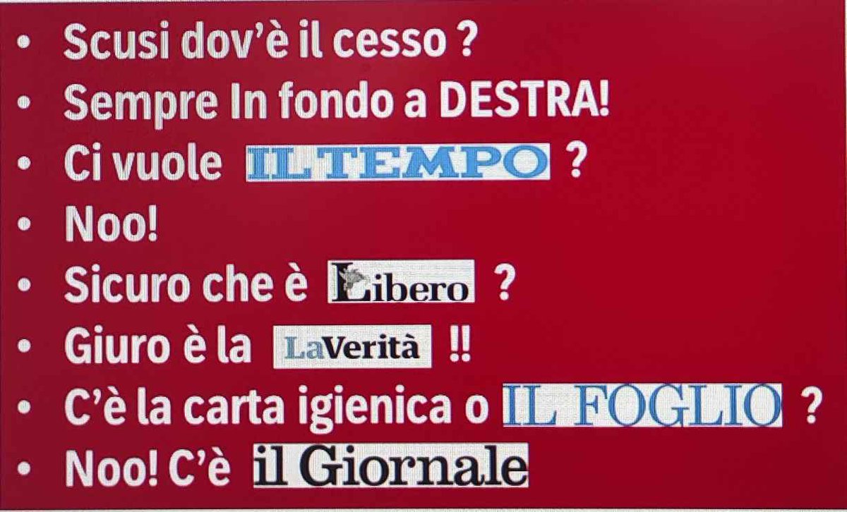 robertodimassim's tweet photo. @Italo_Bocchino SE NON FOSSE PER I FINANZIAMENTI PUBBLICI TU, COMPRESO I TUOI AMICI CHE FANNO SOLO #PROPAGANDA E #DISINFORMAZIONE 
STARESTE A CASA #LECCHINO.
PRENDI LEZIONE DA#ILFATTOQUOTIDIANO E #MARCOTRAVAGLIO.
#BOTOX https://t.co/BdWalgACYA
