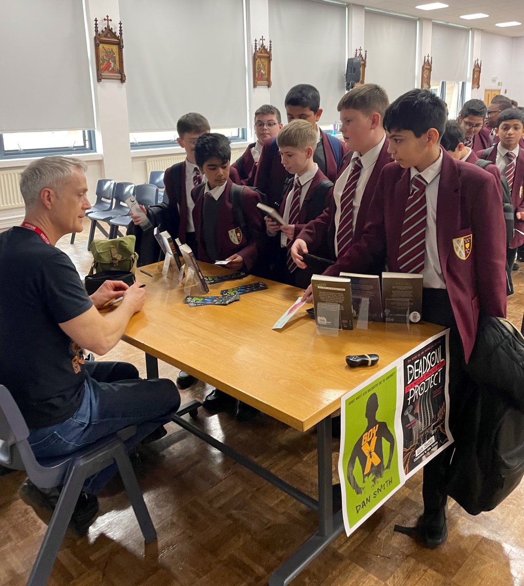 Library at St Cuthbert's High School tweet media