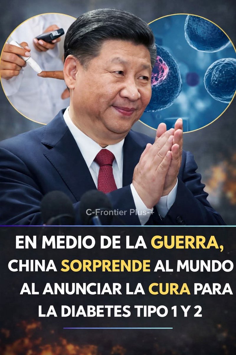 Mientras Donald Trump desprecia la vida con sus malditas guerras 💣...
China investiga para mejorar la calidad de vida en el mundo 🌎...