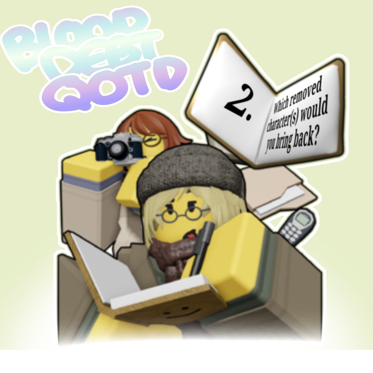 dessertedway's tweet photo. — #2 QOTD | #blooddebt —
╰┈➤ “Which removed character(s) would you bring back?” https://t.co/s3tvHWZwq5