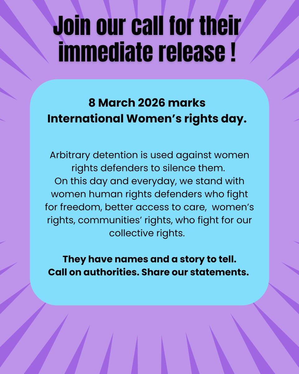 World Organisation Against Torture (OMCT) tweet media