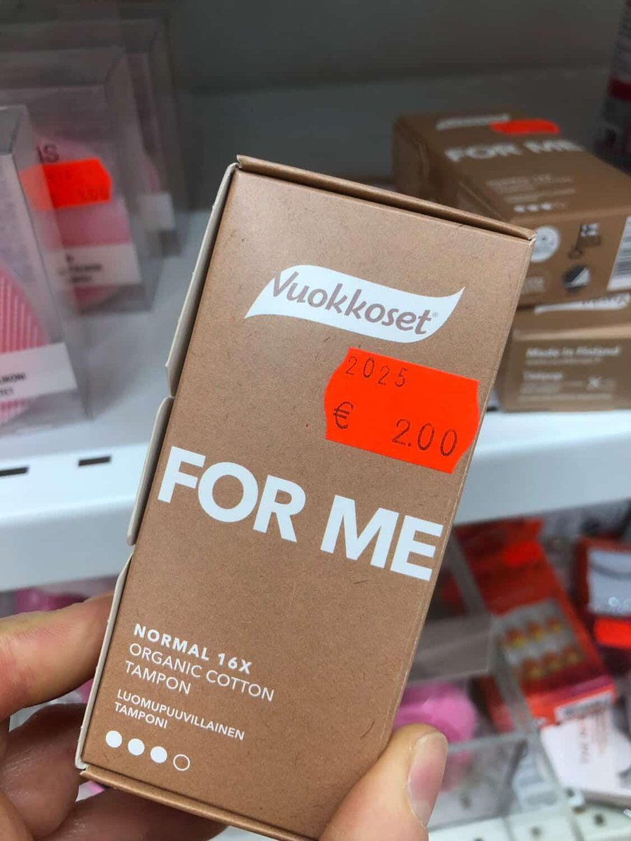 Miesten tamponit nyt alennuksessa Keravan Citymarketissa. 
Menekki alhaisempaa...liekö miesten vuodot vähentyneet vai mistä johtuu?
