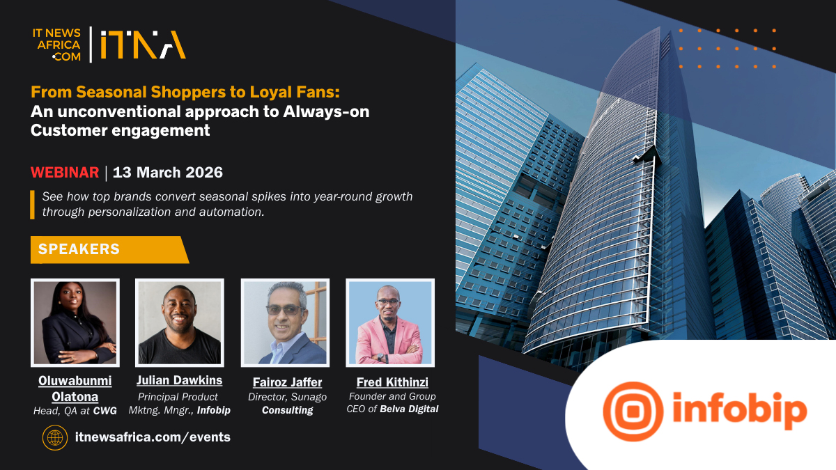 ITNewsAfrica's tweet image. Only 4 days left until the Infobip webinar ⏳
Hear from our prominent speakers as they share insights on turning seasonal shoppers into loyal fans through personalized messaging, automation, and smarter customer engagement.
#Infobip #Webinar #CustomerEngagement #DigitalMarketing
