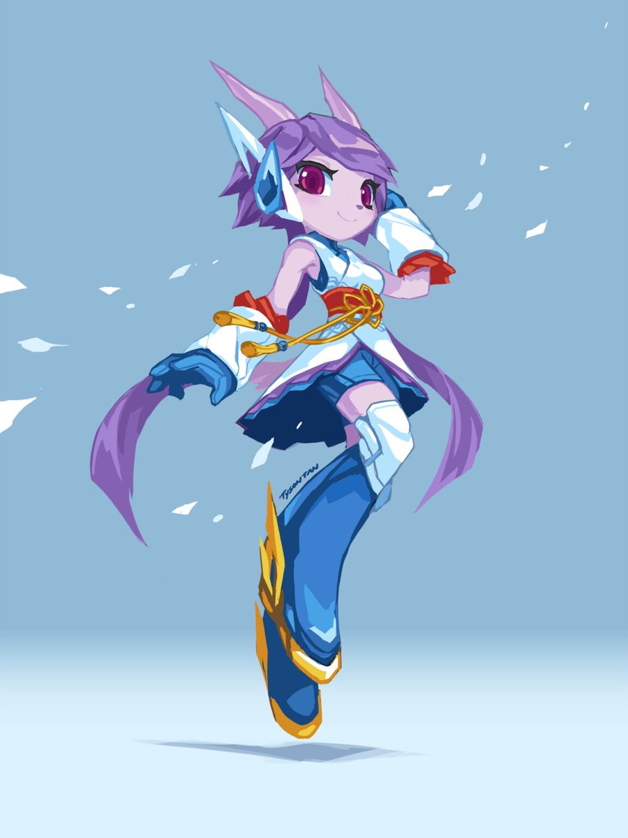 Colinbbgknn's tweet photo. @VOLT7GE If you ever get the chance to play Freedom Planet 2 It has a huge chinese/SEA influence in its character and visual design. Mixing sci-fi with cultural specificities. https://t.co/B6tEibVoxX
