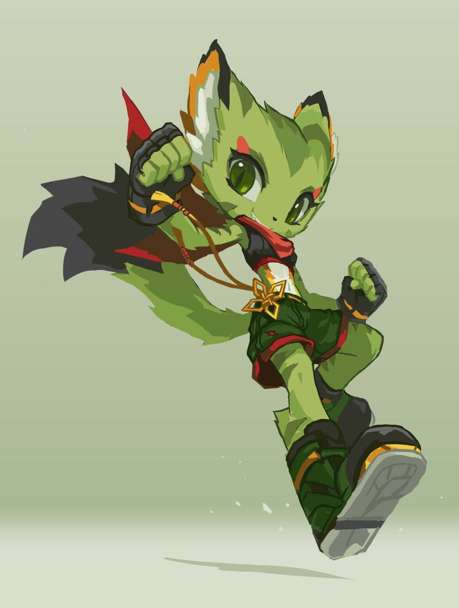 Colinbbgknn's tweet photo. @VOLT7GE If you ever get the chance to play Freedom Planet 2 It has a huge chinese/SEA influence in its character and visual design. Mixing sci-fi with cultural specificities. https://t.co/B6tEibVoxX