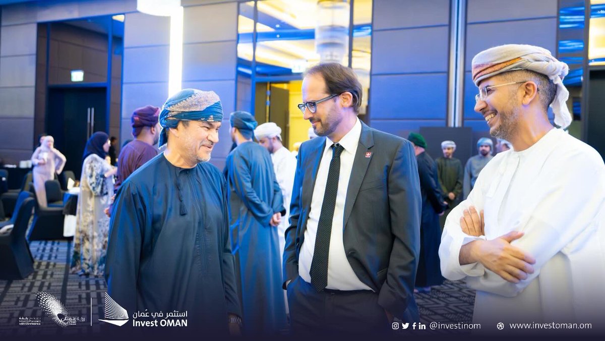 Investinom's tweet photo. تعزيزًا لالتزام سلطنة عُمان بتوسيع الشراكات الدولية ودعم الاستثمارات النوعية، نظمنا وبالتعاون مع وزارة الخارجية مأدبة رمضان الدبلوماسية، لترسيخ جسور التعاون الاقتصادي والاستثماري مع السفراء والبعثات الدبلوماسية وتسليط الضوء على الفرص الواعدة في مختلف القطاعات الاقتصادية. https://t.co/8HqYsVVCAp