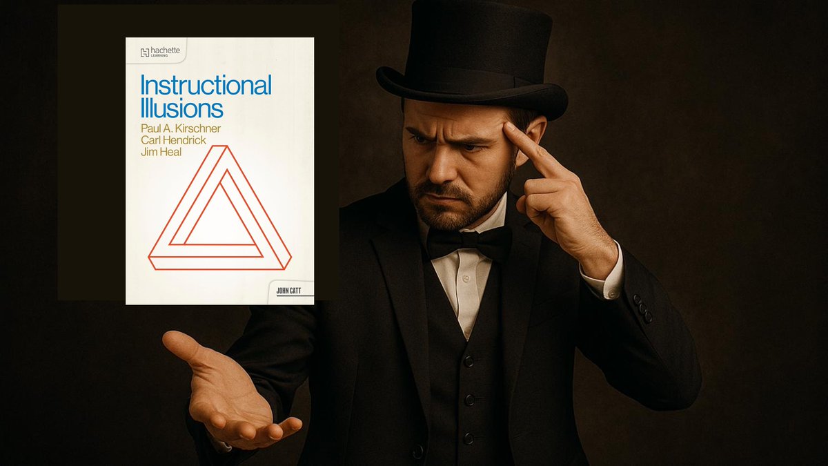 Instructional Illusions 
Teaching shouldn’t be judged by how convincing it appears in the moment. It should be judged by what students still know, understand, and can do later.
open.substack.com/pub/paulkirsch…