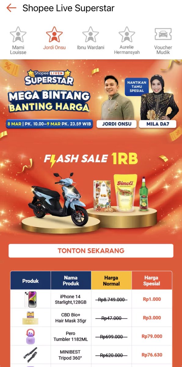 Dari dulu dukung Mila emang gak pernah salah, aura bintangnya makin keluar, sukses terus karirnya ya sygg👏 #MilaDA7diShopeeLive