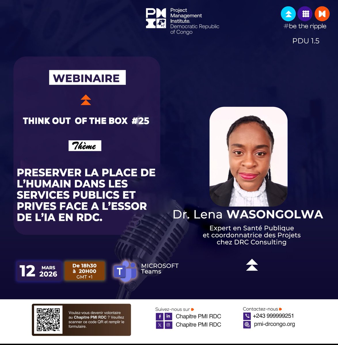 Chapitre PMI RDC tweet media