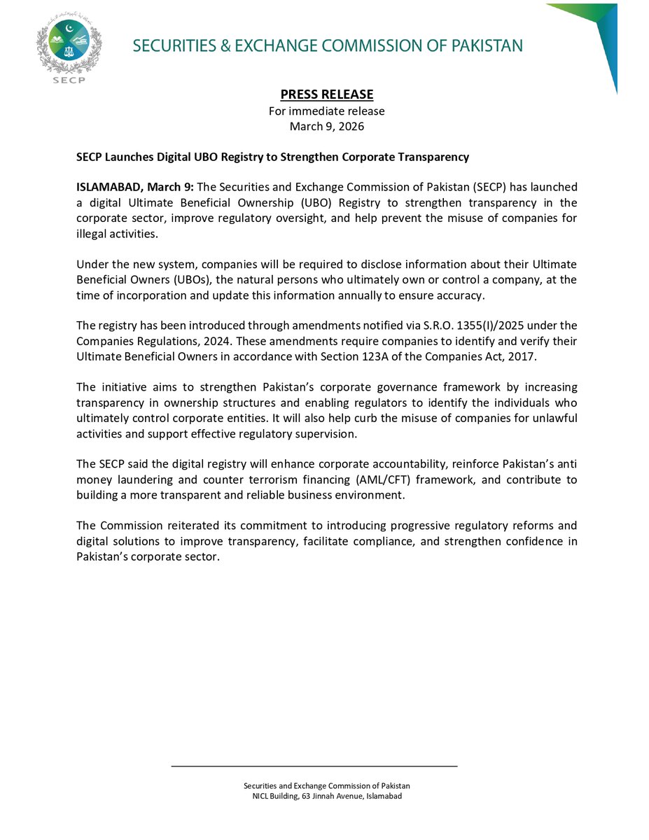 SEC Pakistan tweet media