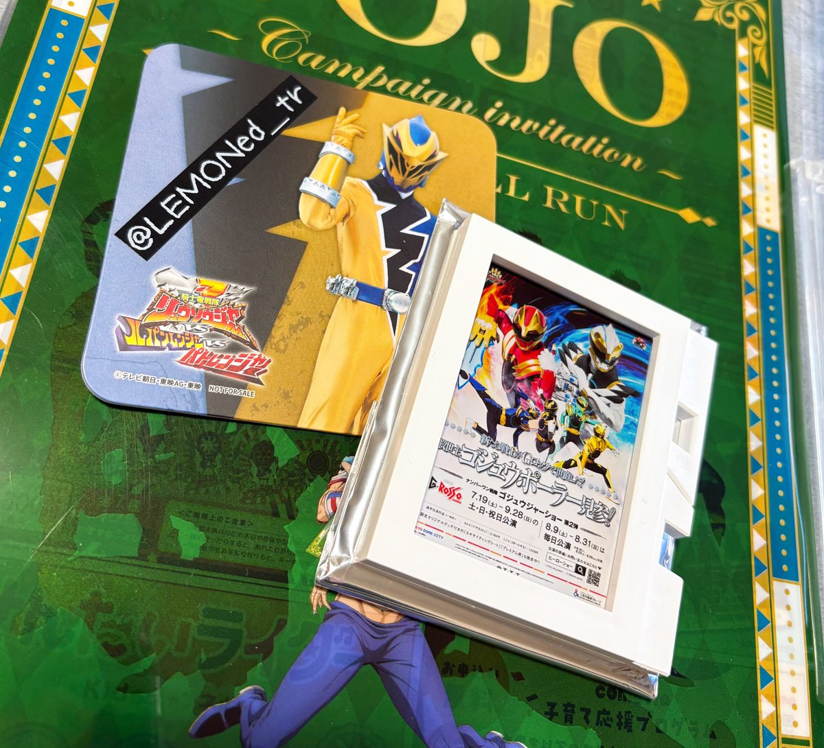 LEMONed_tr's tweet photo. 【交換希望】
Gロッソ限定 歴代スーパー戦隊 トレーディングフレームマグネット

譲:ゴジュウジャー(第2弾)
求:チェンジマン、ジェットマン、ルパンレンジャーVSパトレンジャー、キラメイジャー

条件に合う方がいらっしゃいましたら、気軽にお声がけください 検索からもお待ちしております https://t.co/ZbktQghkcs
