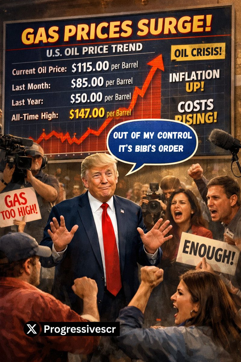 <a href="/DMichaelTripi/">Dominic Michael Tripi</a> It's my duty. I won't betray my lord.
Trump's response to the high oil prices in the US.
Hope to see you wagging better than ever for your lord.
#IranIsraelUSWar