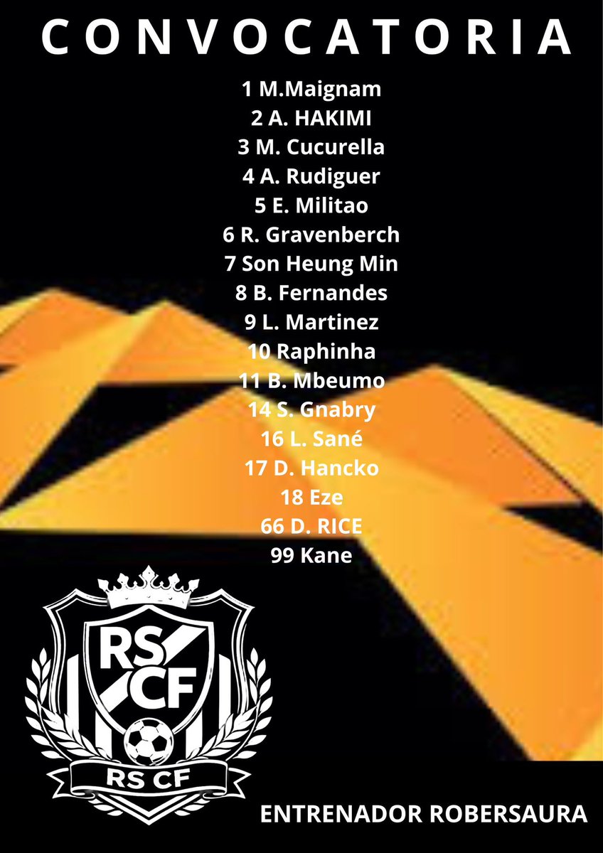 Convocatoria para el partido fuera de casa⚽️