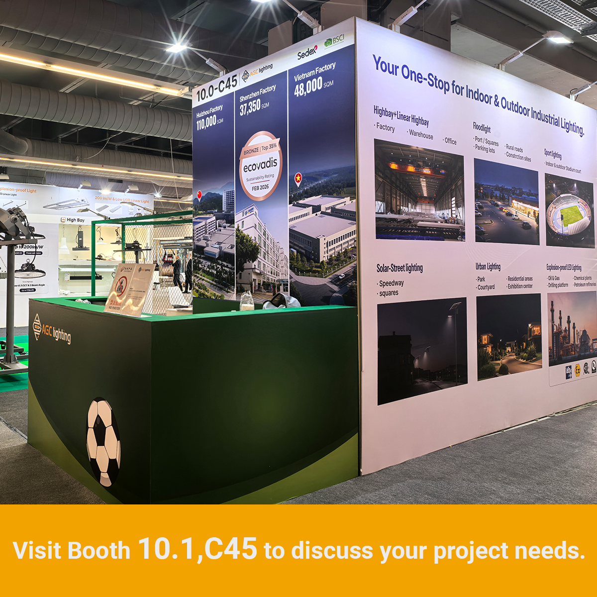 AGCLighting's tweet photo. Got a complex project on your desk? We’ve got the custom solutions to match. 🛠️
If you're at #LightBuilding, come find us at Booth 10.1, C45, and see what we can do together.
Can’t make it to the show? You can check out what we do here:
https://t.co/fJZ8An0tsk https://t.co/9EDSbVi5bq