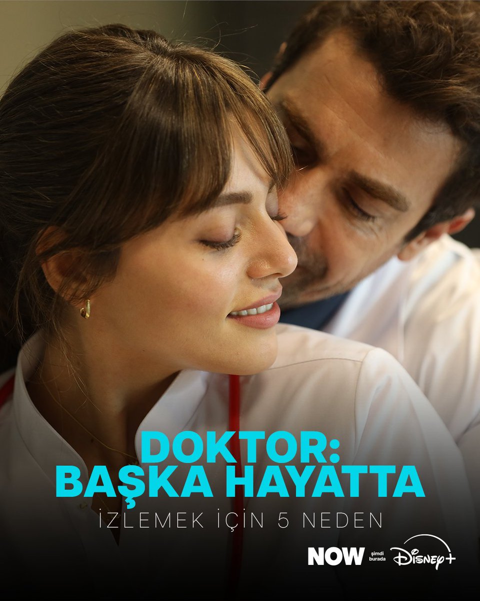 DisneyPlusTR's tweet photo. Yeni dizim belli oldu.

Doktor: Başka Hayatta dizisini NOW canlı yayınıyla Disney+’ta izleyebilir veya tekrarına yayının ardından Disney+’tan ulaşabilirsin. https://t.co/O784qmOJDP