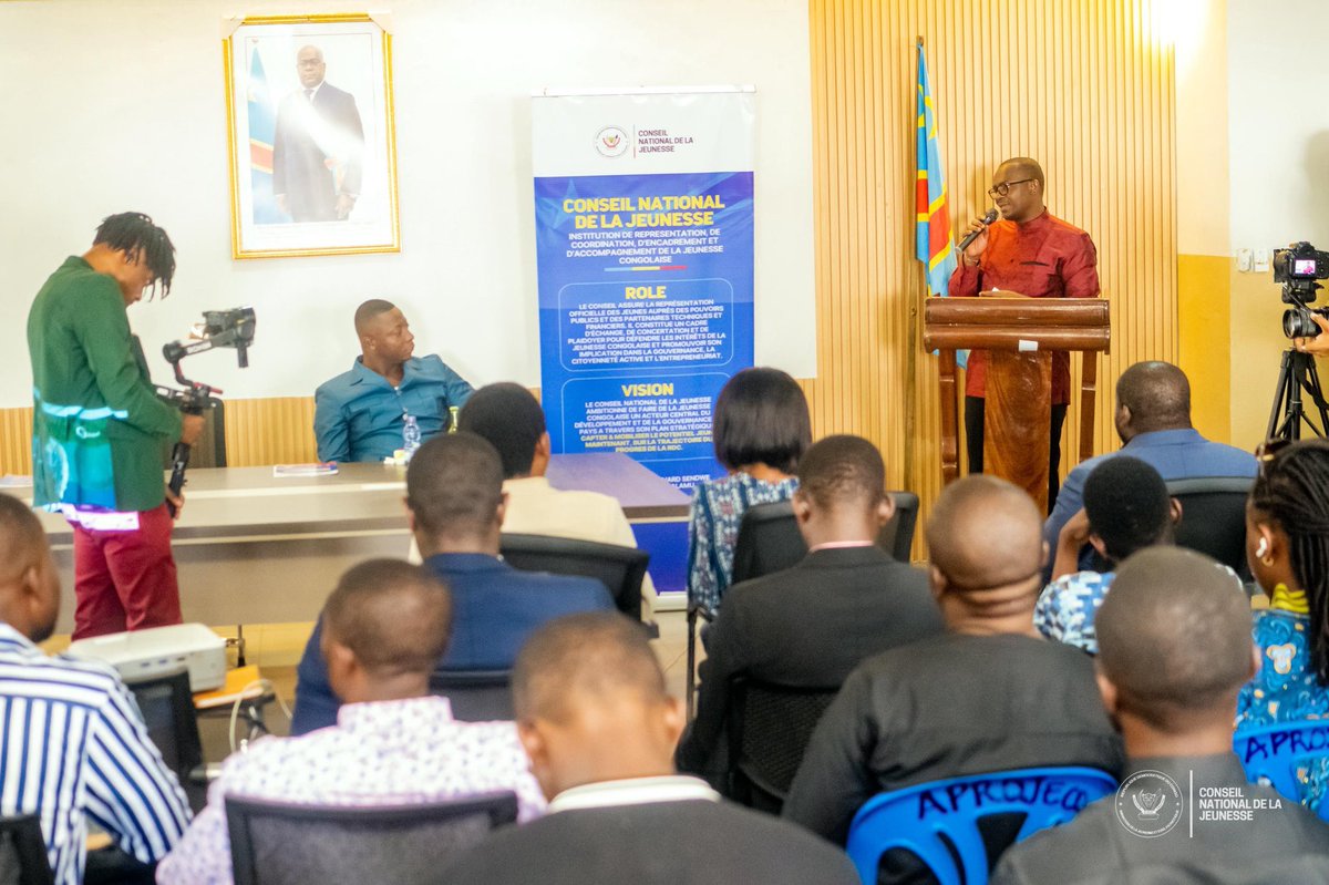 Retour sur la matinée <a href="/CnjRDC/">Conseil National de la Jeunesse CNJ-RDC</a>-<a href="/FogecRdc/">FOGEC RDC</a>  : 100 entrepreneurs formels ont échangé sur l’accès au financement, les garanties FOGEC et la plateforme BOKELI pour simplifier leurs business plans.  #EntrepreneuriatJeune #CNJ #FOGEC #BOKELI