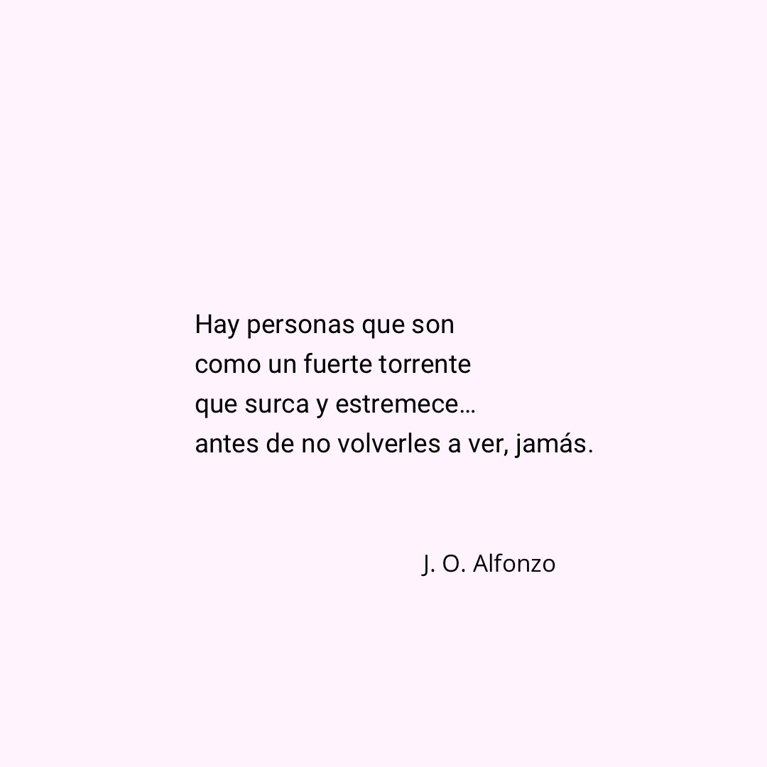 JoseOrlandoAlfo's tweet photo. Hay personas que son
como un fuerte torrente
que surca y estremece…
antes de no volverles a ver, jamás.
#AsíLaVida #microrelatos #sololetras
Muy buen inicio de semana para todos ☕️☕️🌺☀️🎶✨✍️✍️ https://t.co/rTtH1UKGga