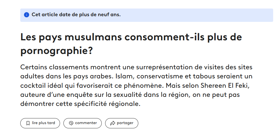 Les arabes sur Twitter: "Les occidentaux veulent changer le régime des pays arabes uniquement pour mettre leur femme à poil!"

Pendant ce temps dans les pays arabes:
