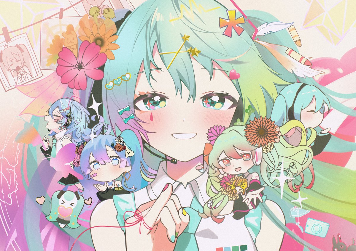 upyu_928750's tweet photo. 🌼🌸初音ミク🌸🌼
 #ミクの日
 #ミクの日2026 https://t.co/vDWX435sQo