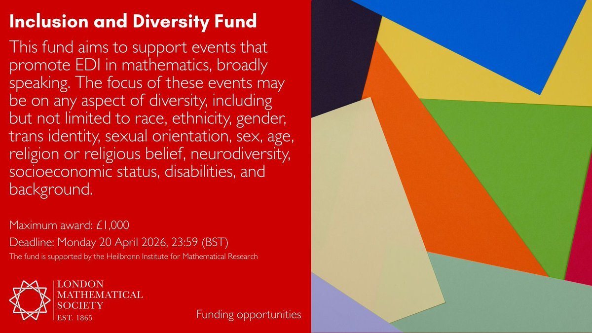 London Mathematical Society tweet media