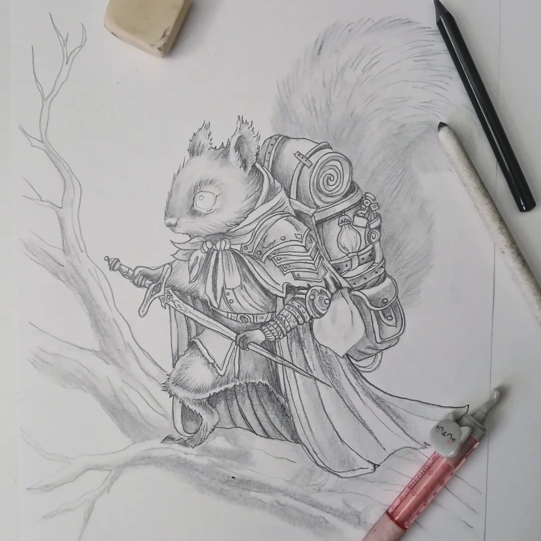 AlphaOziris's tweet photo. He estado trabajando en este token y me encantaria saber que les parece 🗡🐿
Muy prontito les diré como conseguirlo ✨️
¿A que mazo le vendría bien la ayuda de este pequeño caballero?
#MagicTheGathering #mtg #customtokens https://t.co/pE20kB14HS