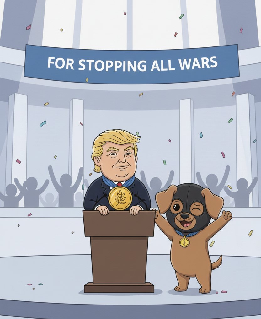 Let's congratulate Donald Trump for stopping all wars and bringing peace to the world