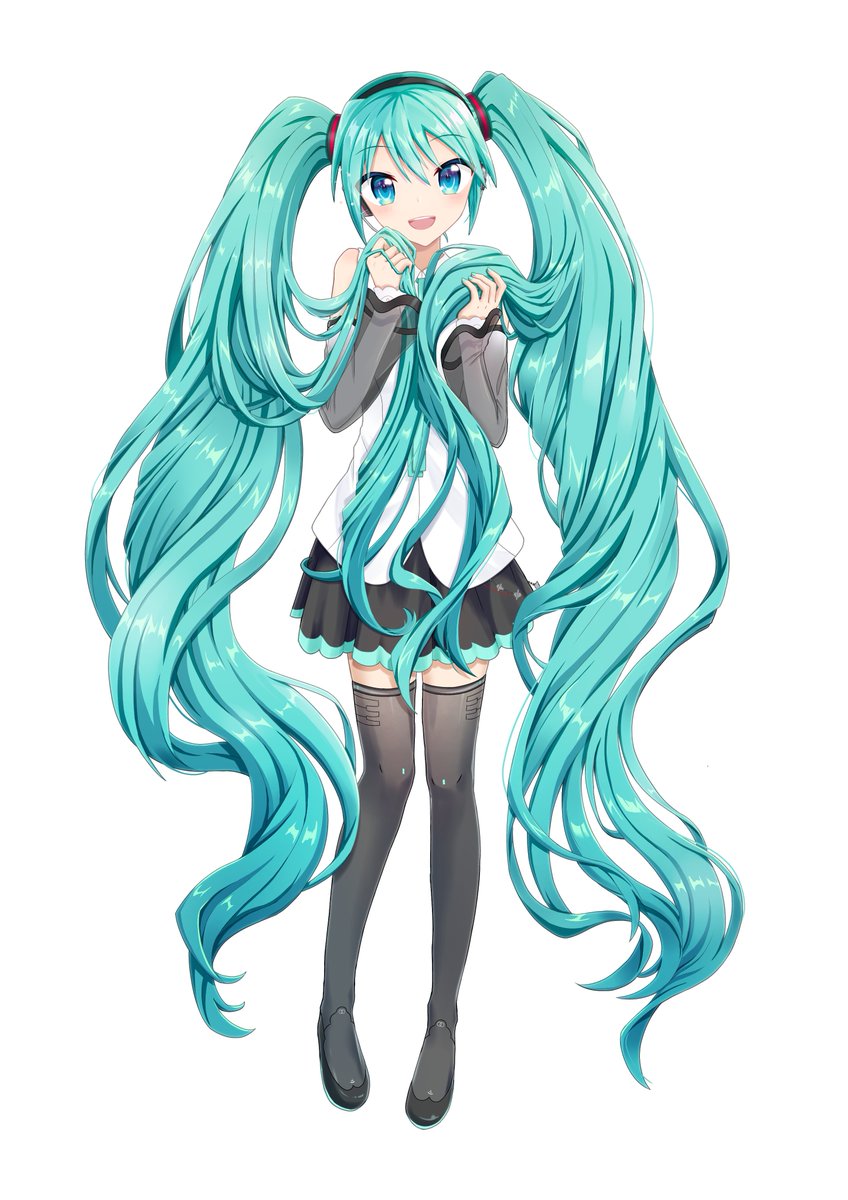 YumeiroNeu's tweet photo. ミクの日だから指描き時代の過去絵バランス直して再掲🎤🎶
#ミクの日 https://t.co/JwWMXh2Mv9