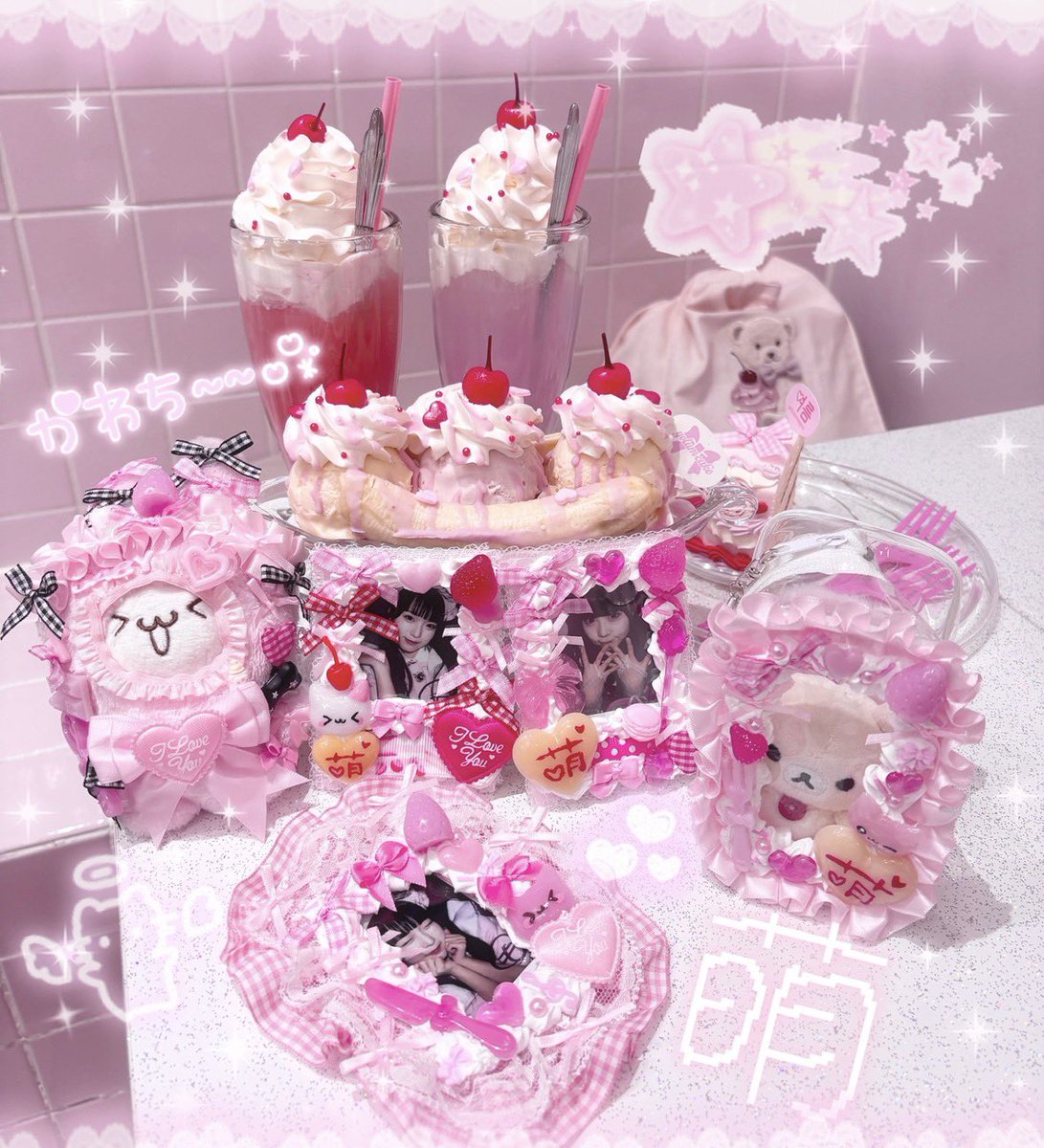 mil shop.⋆𝜗𝜚量産型ハンドメイド♡ tweet media