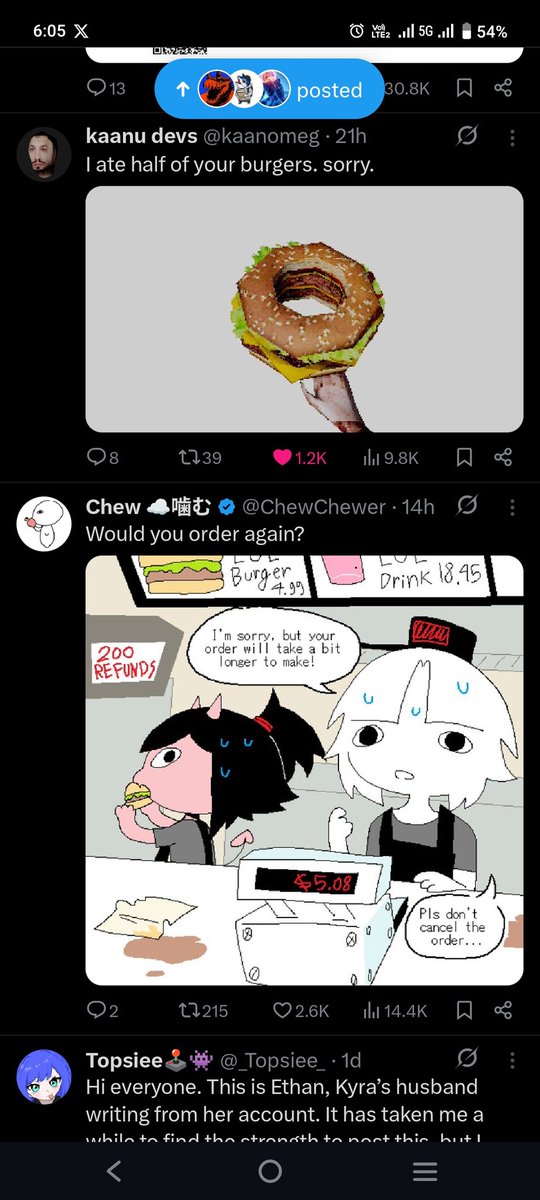 不安-たん Painfall (commission open) tweet media