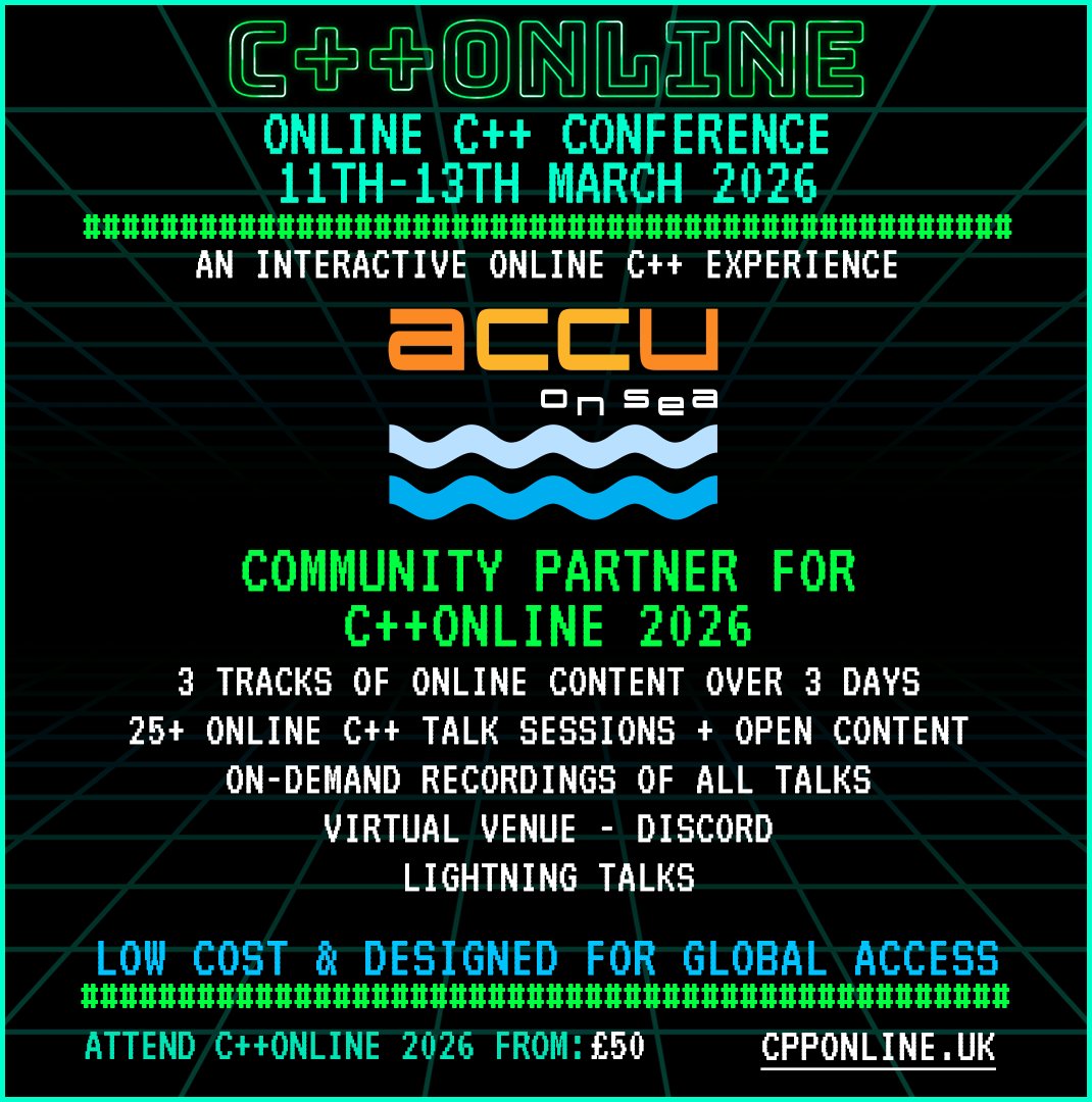 CppOnline tweet media