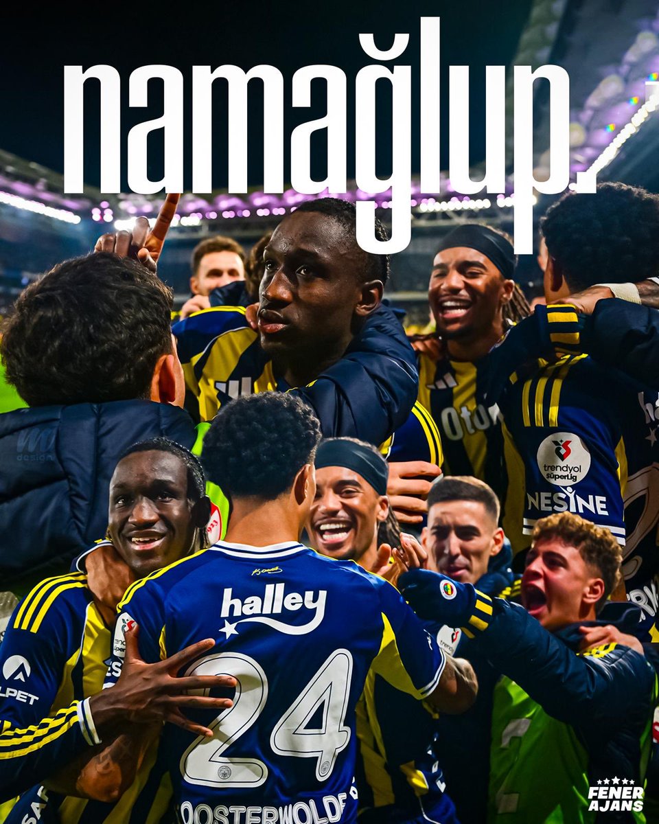 Avrupa’nın 5 büyük ligi ve Türkiye’de namağlup tek takım FENERBAHÇE!