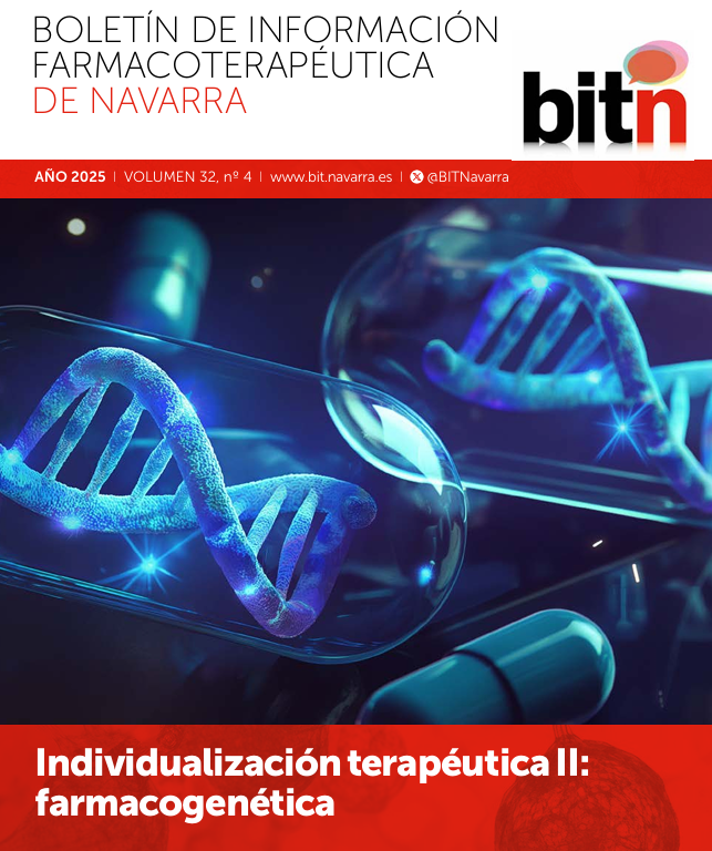 BITNavarra's tweet photo. 📢Nuevo BIT: Individualización terapéutica II: Farmacogenética. Gran trabajo de @jbelliz @salud_na 

https://t.co/6TWiZgVYXf https://t.co/rtGf5fFBq3
