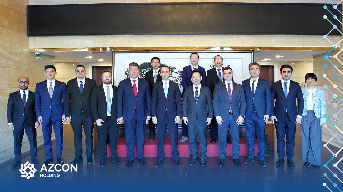 ShahinTBabayev's tweet photo. ✅ Çinə səfər çərçivəsində Dövlət Şurasının Dövlət Aktivlərinə Nəzarət və İdarəetmə Komissiyasının (#SASAC) Beynəlxalq Əməkdaşlıq Bürosunun baş direktoru cənab Zhu Kainin rəhbərlik etdiyi nümayəndə heyəti ilə görüş keçirdik.

#AZCON https://t.co/8SBFJpVMeU