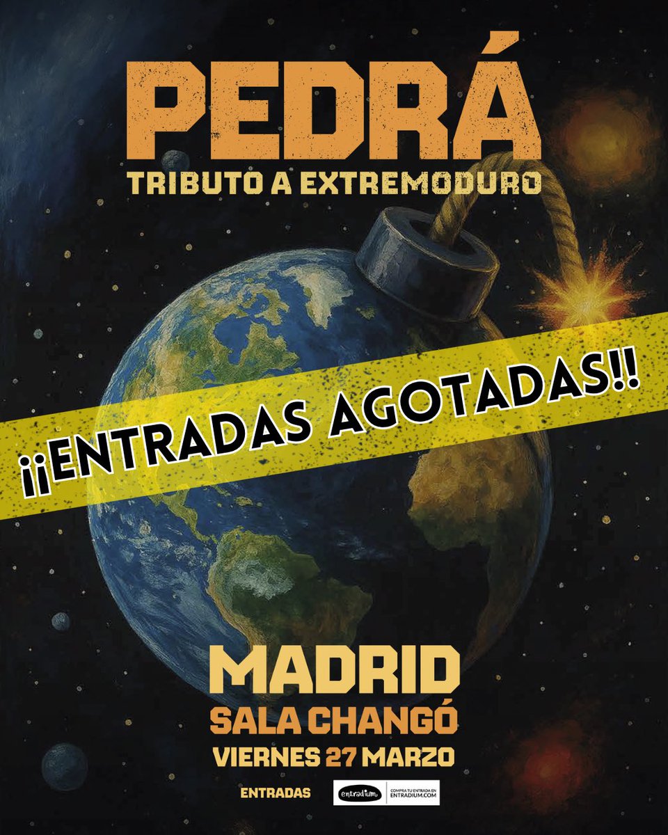 Pedrá (Tributo a Extremoduro) tweet media