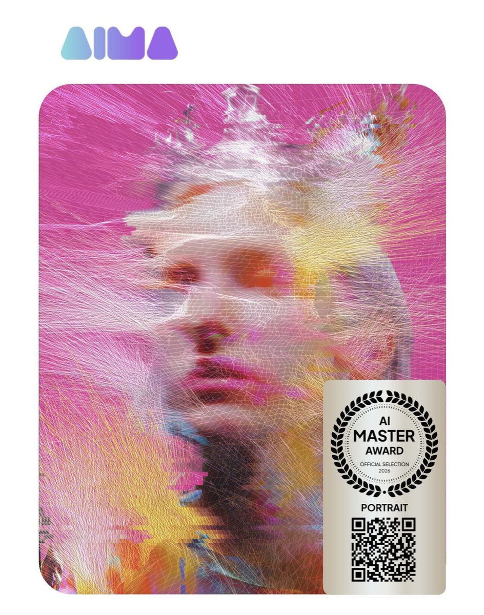 Honoured that my work Museum of Prompt_234 has been selected by the AI MASTER AWARD jury — Official Selection 2026. Grateful for the recognition and happy to see this project continuing its journey. Thank you AIMA for the support.