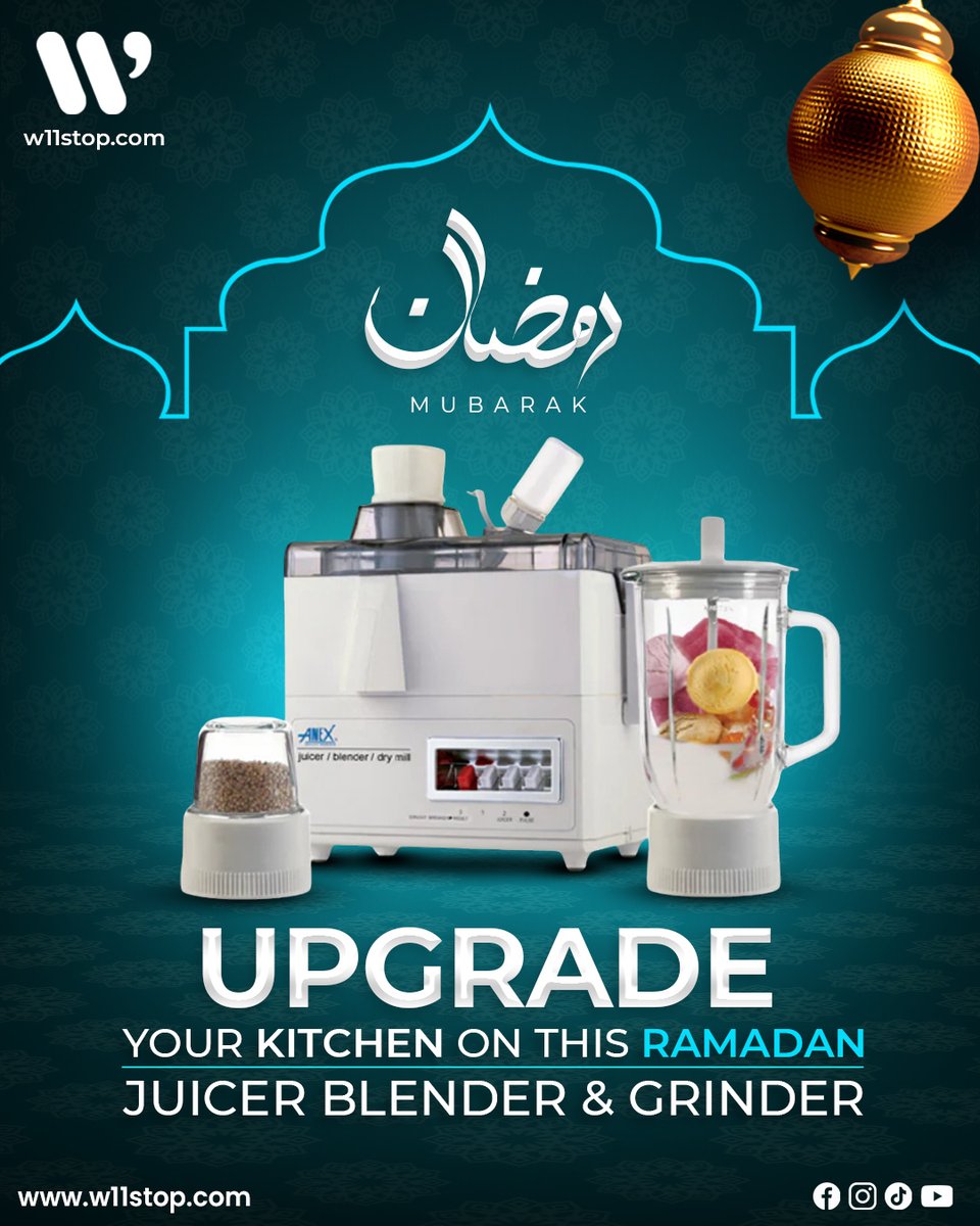 W11Stop's tweet photo. Make your kitchen smarter with 𝘁𝗵𝗲 𝟯-𝗶𝗻-𝟭 𝗝𝘂𝗶𝗰𝗲𝗿, 𝗕𝗹𝗲𝗻𝗱𝗲𝗿 &amp; 𝗚𝗿𝗶𝗻𝗱𝗲𝗿!
𝗦𝗵𝗼𝗽 𝘀𝗺𝗮𝗿𝘁, 𝗵𝘂𝘀𝘁𝗹𝗲 𝗵𝗮𝗿𝗱𝗲𝗿 𝗮𝘁 𝘄𝟭𝟭𝘀𝘁𝗼𝗽.𝗰𝗼𝗺
𝐅𝐨𝐫 𝐅𝐮𝐫𝐭𝐡𝐞𝐫 𝐃𝐞𝐭𝐚𝐢𝐥𝐬:
0311-1104001 / 021-37233508
https://t.co/hfPjeTpKMI
info@w11stop.com https://t.co/AQk4agFzsP