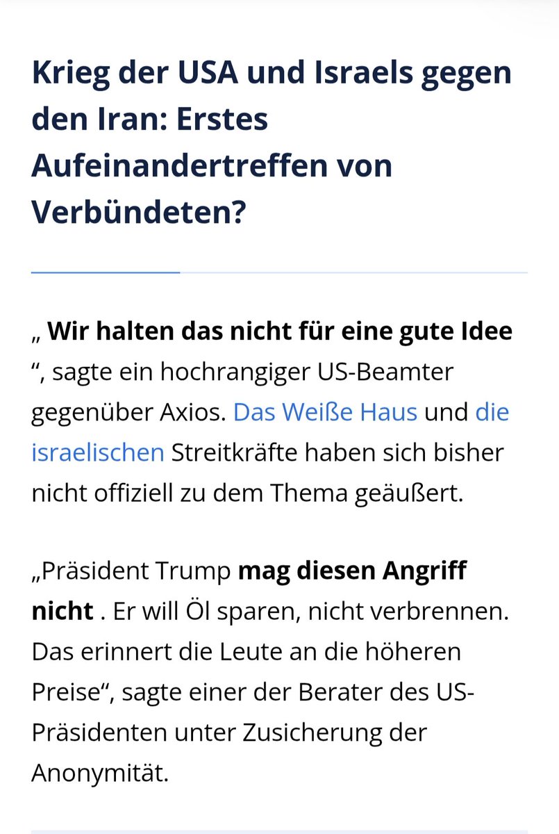 Trump will Öl sparen, nicht verbrennen.

Ah ja? Ich dachte es geht um die Demokratie in Iran.

#Iran
