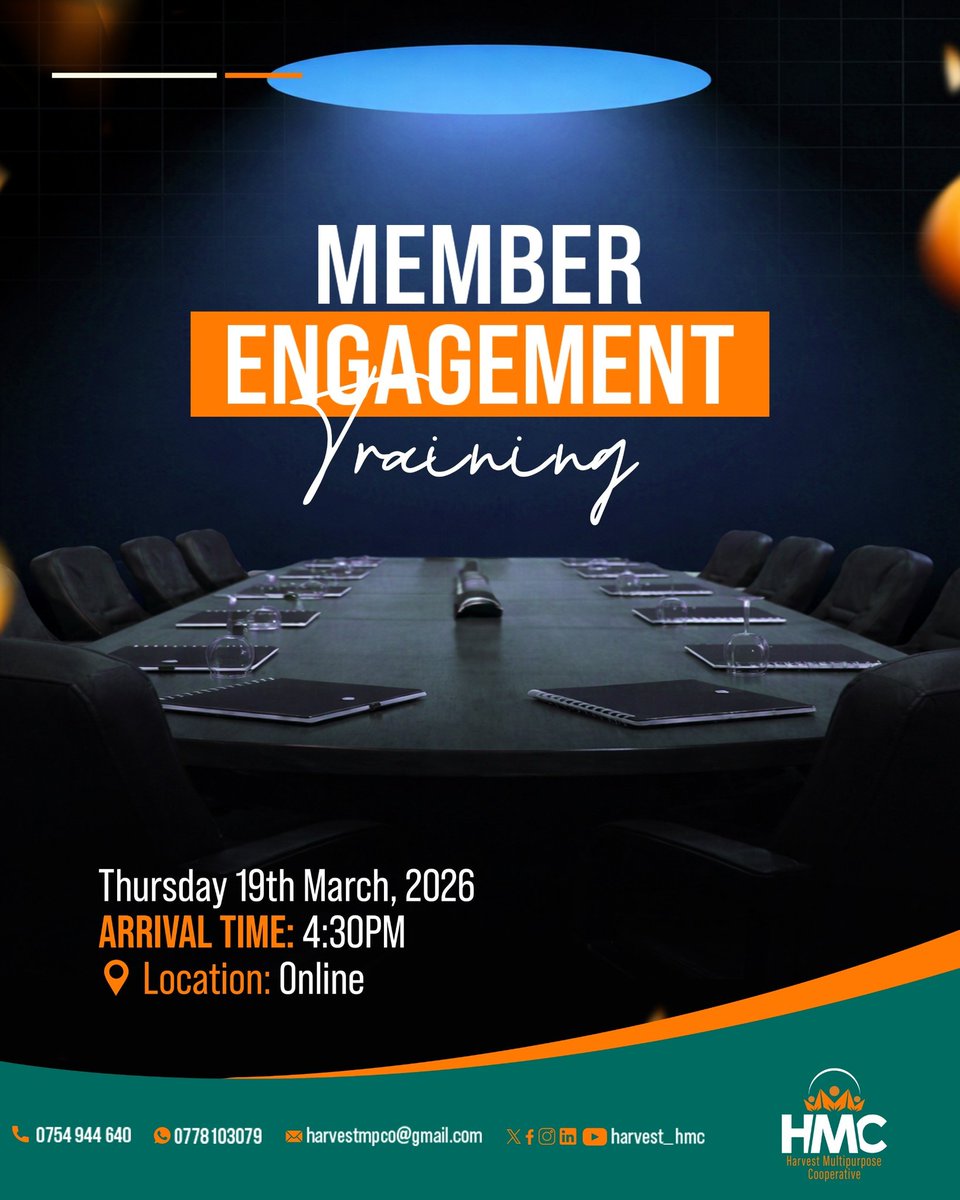 harvest_hmc's tweet photo. Save the date and be ready to learn, connect, and engage.
Join us for a conversation focused on strengthening how we serve, connect with, and support our members. Let’s grow together and build an even more engaged HMC community.
#HMCCommunity #MemberEngagement #GrowTogether https://t.co/hQraQR43uz