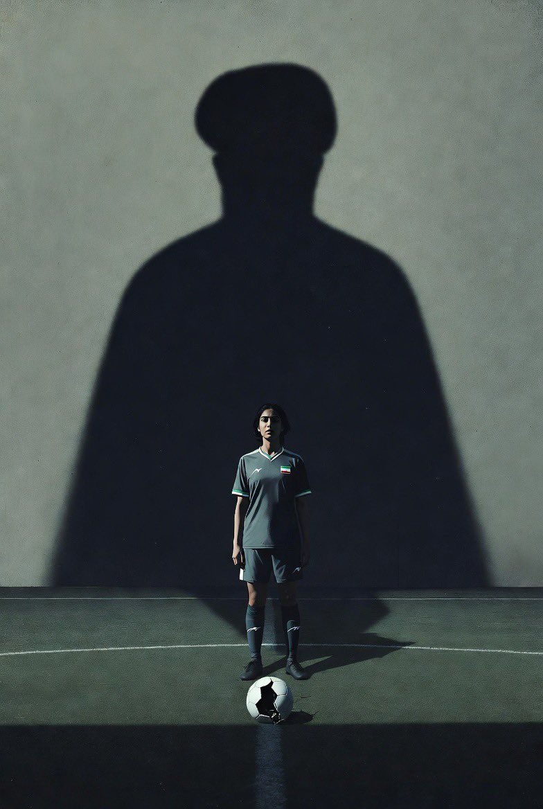 NeoHesam's tweet photo. The young Iranian women footballers live in constant danger. The IRGC and mullahs threaten them, but they refuse to be silenced. Their freedom must be protected. Let us stand with them. https://t.co/qfp4CVuYx6