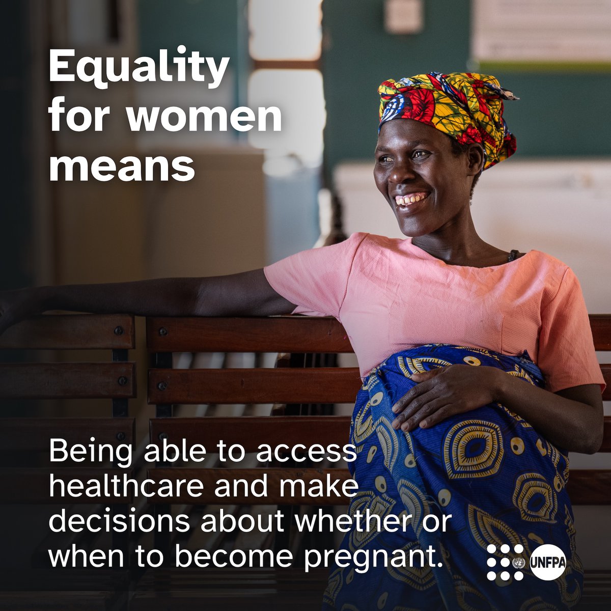 ✊🏾 Every woman has a right to healthcare and to choose her own future.

When women control their health and bodies, the world becomes more equal.

See how <a href="/UNFPA/">UNFPA</a> is working to advance women's rights: unf.pa/srh

#GenderEquality #CSW70