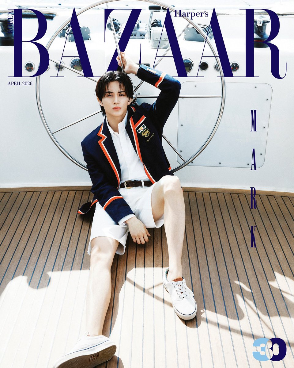Siwns_'s tweet image. 260309 harpersbazaarkorea 인스타 #마크

#제작지원 #AprilIssue #Cover 
Blue Blues🌊 깊고 단단한 눈빛과 자유를 닮은 몸짓. 마크라는 이름으로 펼쳐진, 결코 멈추지 않는 청춘의 항해🛥️

&amp;lt;바자&amp;gt; 4월호의 첫번째 커버맨이자 폴로 랄프로렌의 앰베서더, 마크의 3종 커버를 만나보세요🩵

"삶에