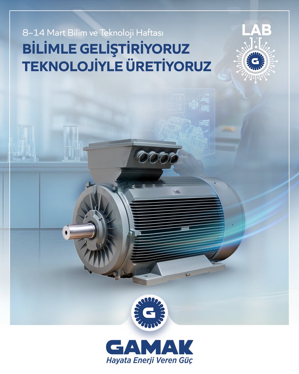 gamak_makina's tweet photo. Bilimle geliştiriyor, teknolojiyle üretiyoruz. GAMAK’ta mühendislik, Ar-Ge ve üretim süreçlerimizin temelinde bilim ve teknoloji yer alıyor; geliştirdiğimiz motor teknolojileriyle daha verimli, güvenilir ve sürdürülebilir çözümler üretmeye devam ediyoruz.
#GAMAK #BilimveTeknoloji https://t.co/cy4jJOtTqn