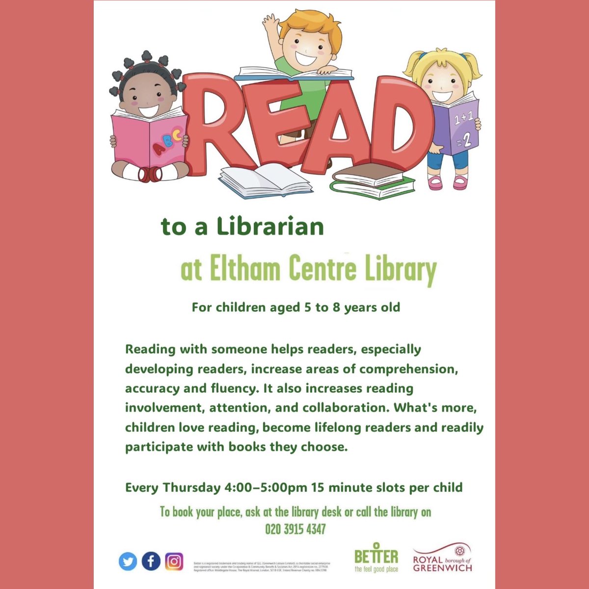 Eltham Library tweet media