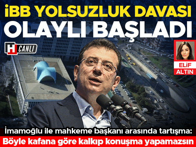 Ekrem İmamoğlu ile mahkeme başkanı arasında gerginlik | İBB yolsuzluk davası olaylı başladı

<a href="/e_altn/">Elif Altın</a> haberi...

hurriyet.com.tr/gundem/live-ek…